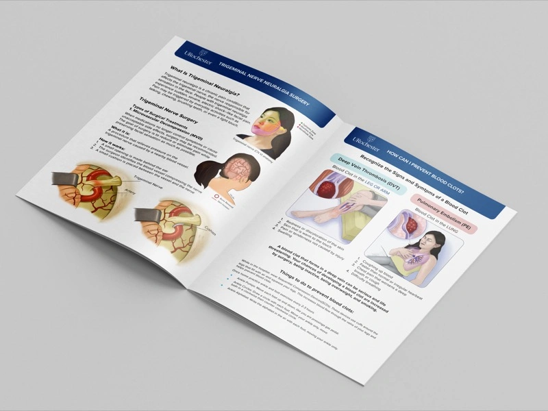 Neuro Patient Education - Photoshop, Illustrator